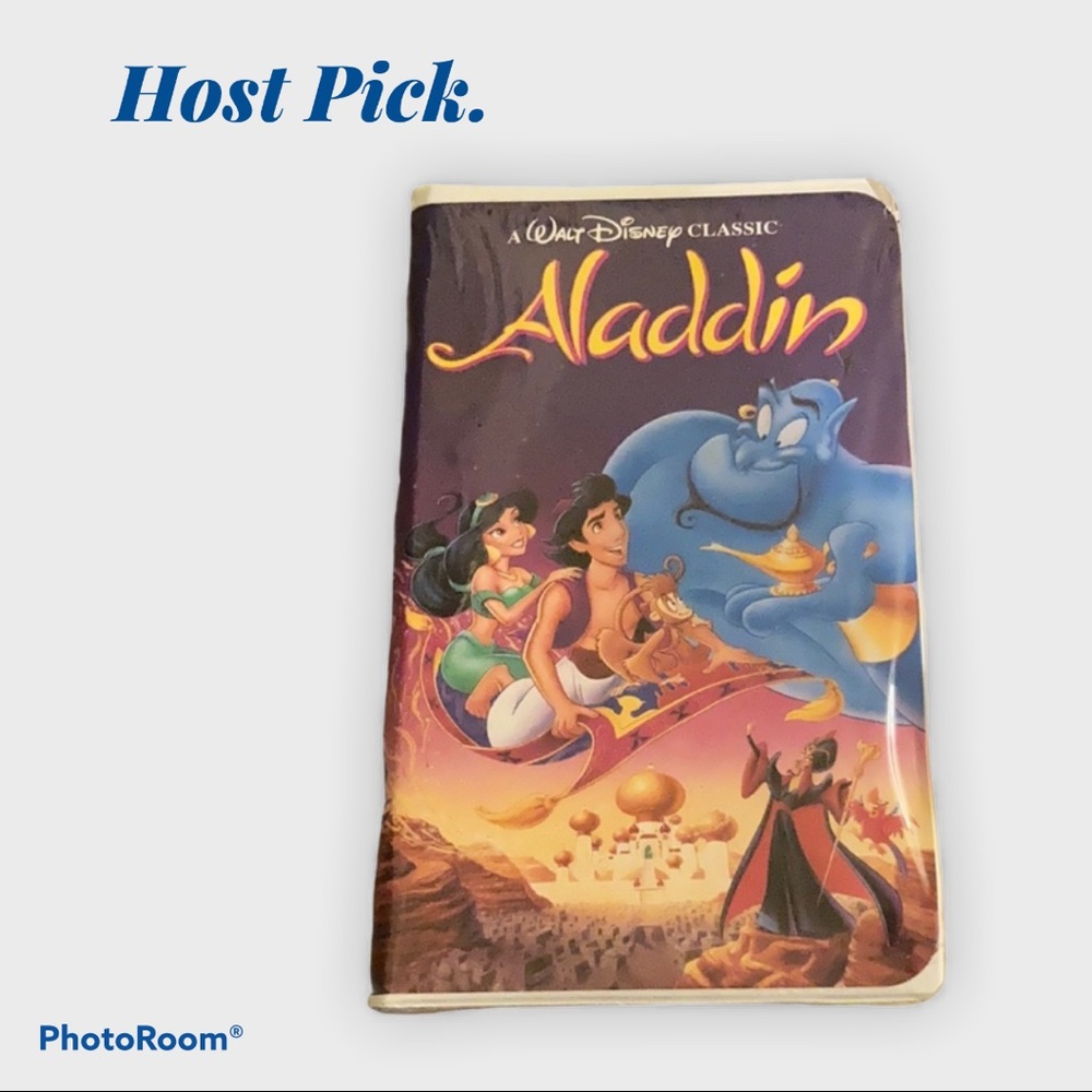 🍬3/$25 vintage vhs Aladdin